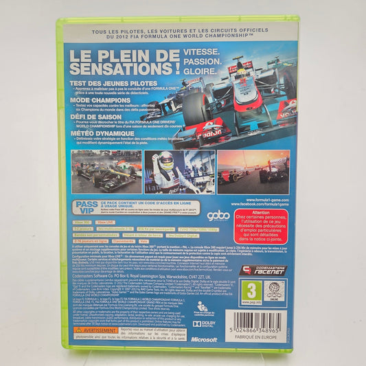 F1 2012 - XBOX 360 - Strike Games
