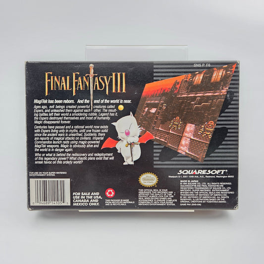Final Fantasy III - Super Nintendo - Strike Games
