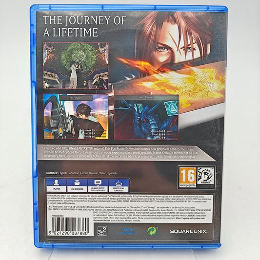 FINAL FANTASY VIII REMASTERED - PLAYSTATION 4 - Strike Games