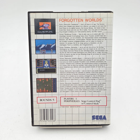 Forgotten Worlds - Master System - Strike Games