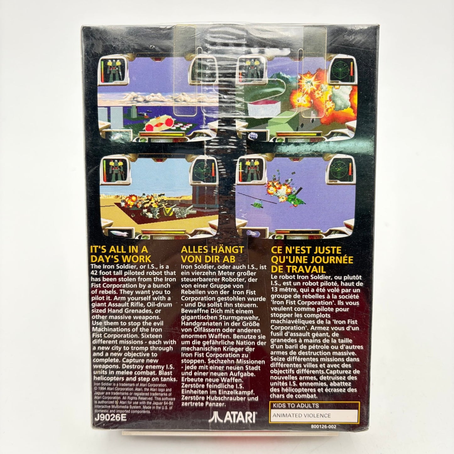IRON SOLDIER (NEUF) - ATARI JAGUAR - Strike Games