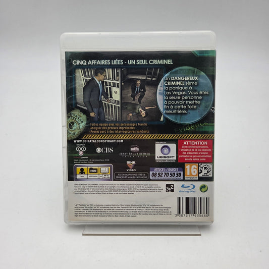 LES EXPERTS CRIME SCENE INVESTIGATION COMPLOT À LAS VEGAS - PLAYSTATION 3 - Strike Games