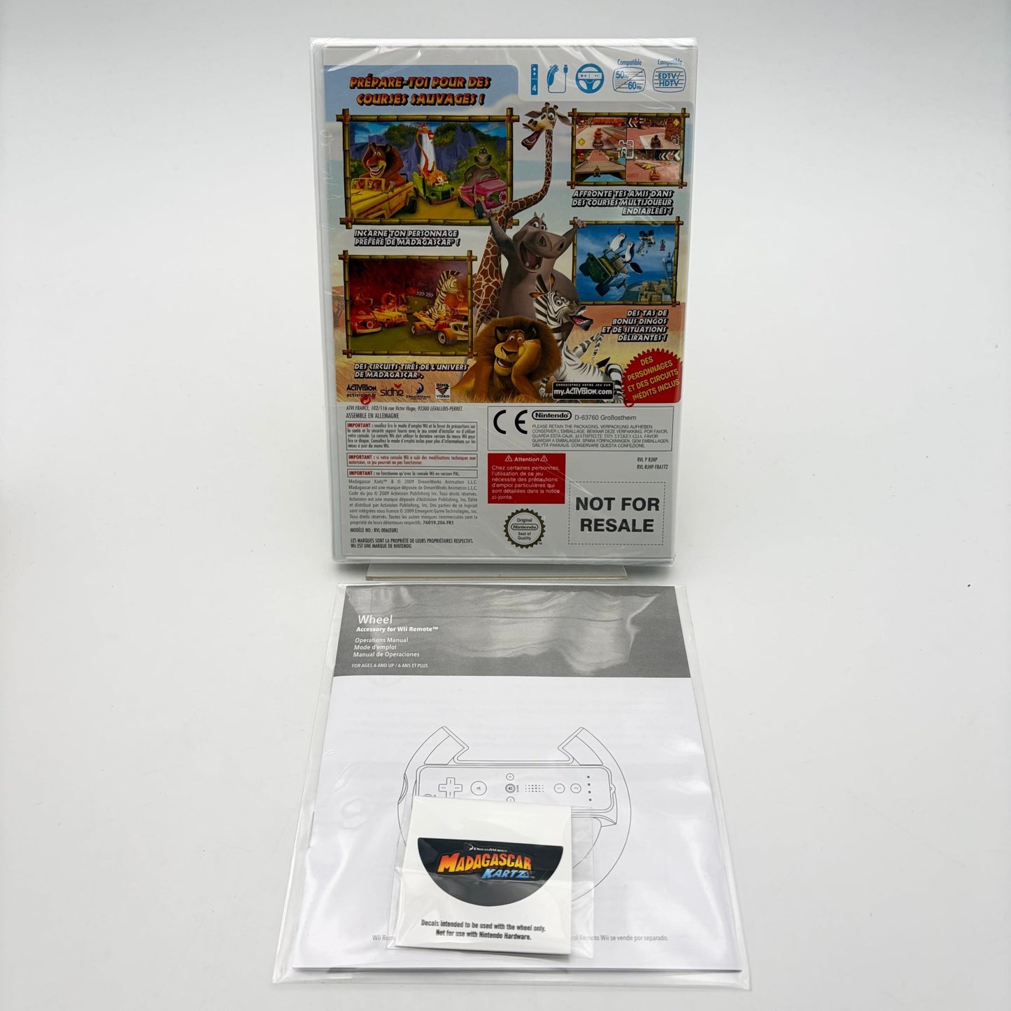 MADAGASCAR KARTZ VOLANT BUNDLE - WII - Strike Games