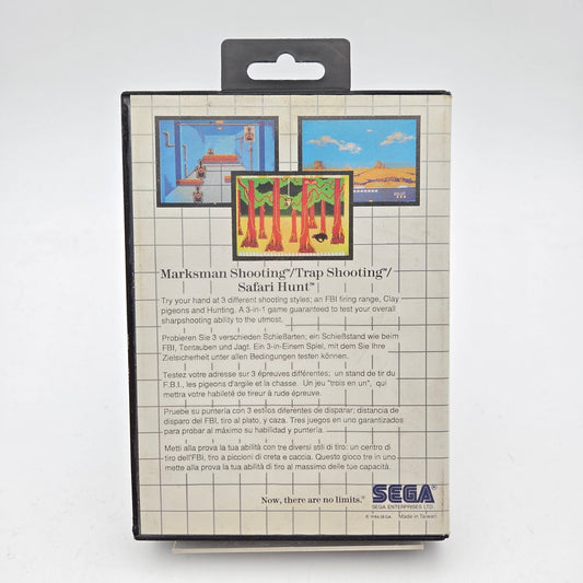 Marksman Shooting / Trap Shooting / Safari Hunt - Master System - Strike Games