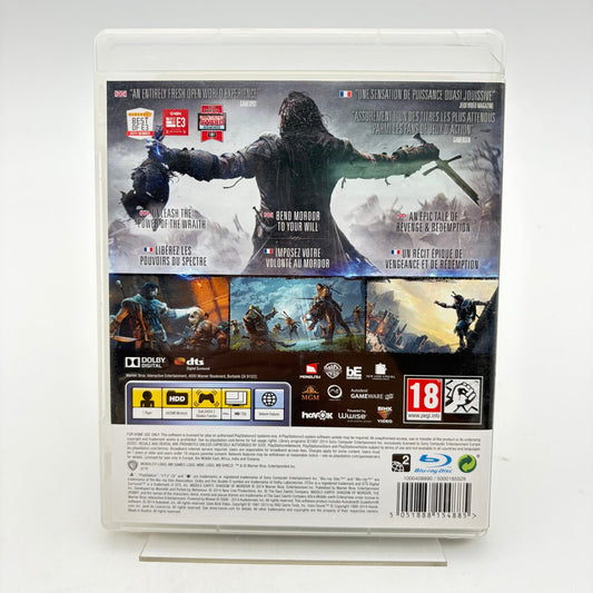 SHADOW OF MORDOR - PLAYSTATION 3 - Strike Games