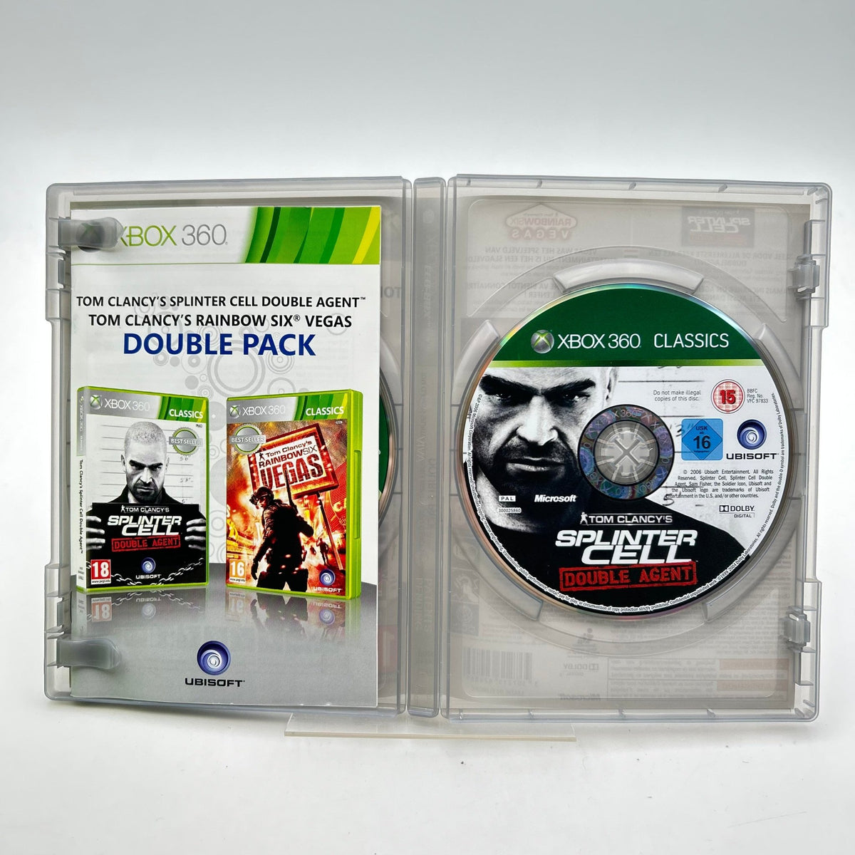 SPLINTER CELL DOUBLE AGENT / RAINBOW SIX VEGAS - XBOX 360 - Strike Games