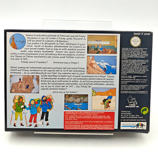 TINTIN AU TIBET - SUPER NINTENDO - Strike Games