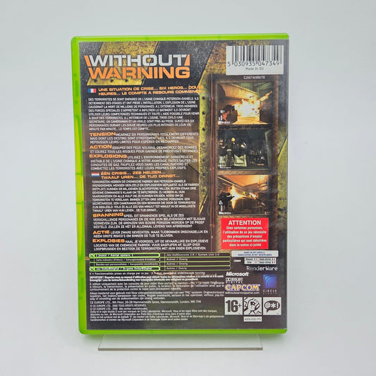 WITHOUT WARNING - XBOX - Strike Games