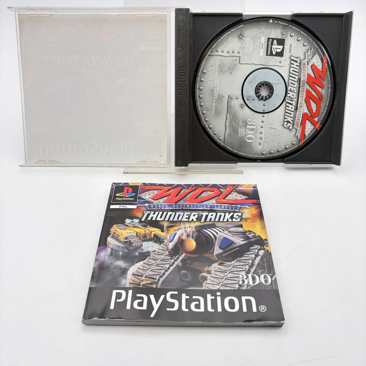 WORLD DESTRUCTION LEAGUE: THUNDER TANKS - PLAYSTATION 1 - Strike Games