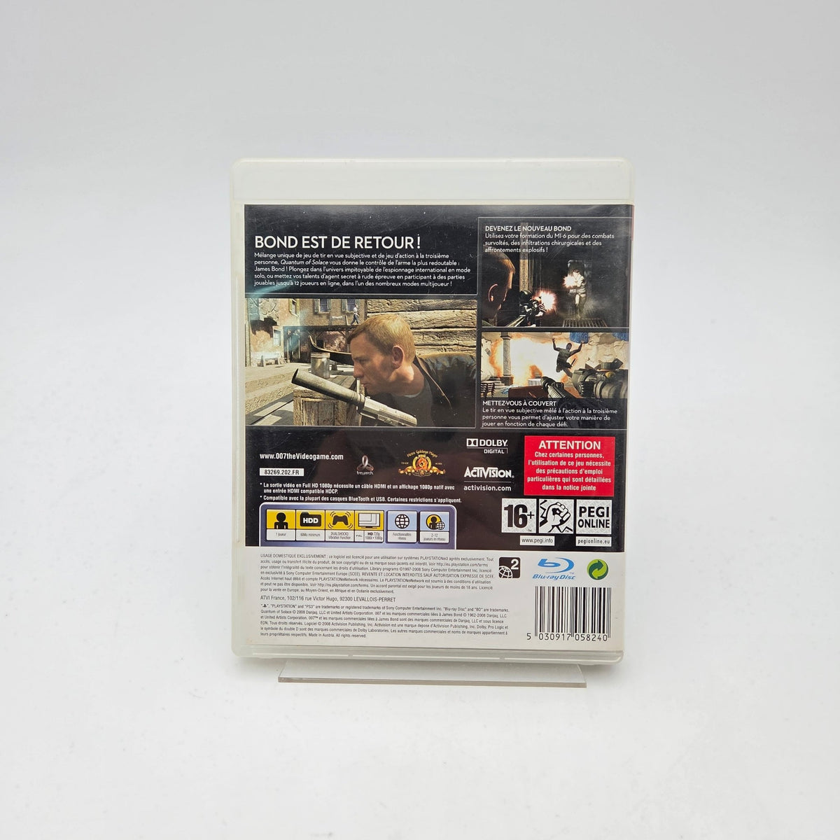 007: QUANTUM OF SOLACE - PLAYSTATION 3 - Strike Games