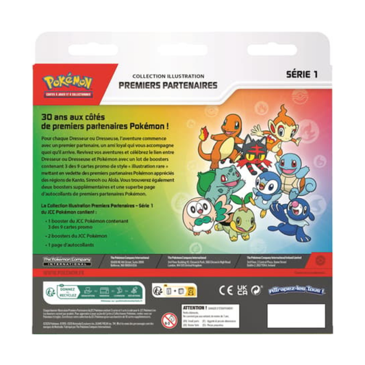 Pokémon - Collection Illustration Premiers Partenaires - Série 1 - FR