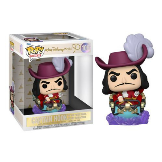 Walt Disney World 50th Anniversary - POP 109 - Captain Hook at the Peter Pan's Flight Attraction
