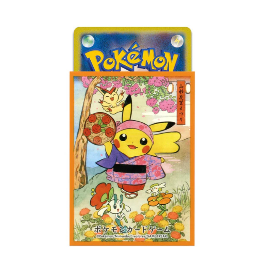 SLEEVES POKEMON CENTER - PIKACHU HANAGASA FESTIVAL