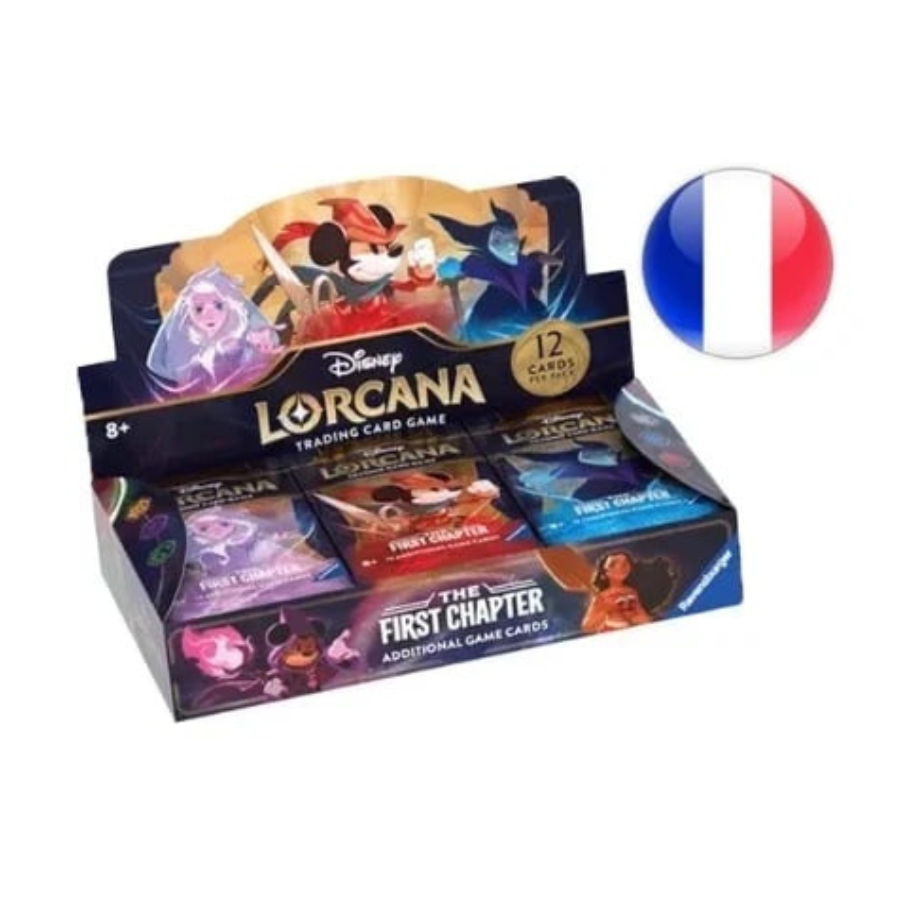 LORCANA REPRINT - Trading Cards Boite de 24 Boosters Chapitre 1 - FR