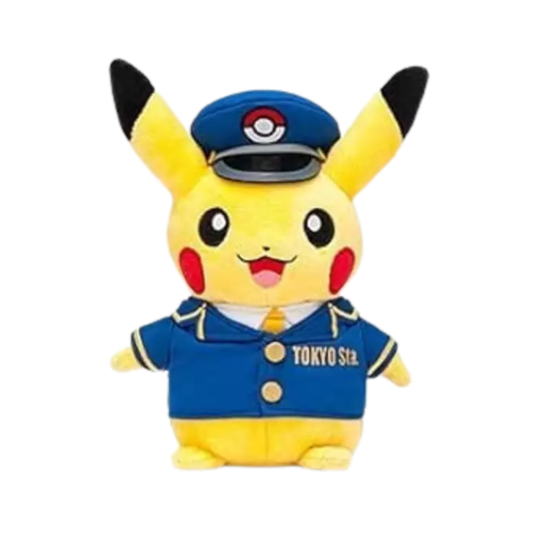PELUCHE PIKACHU PILOTE POKEMON CENTER TOKYO STATION
