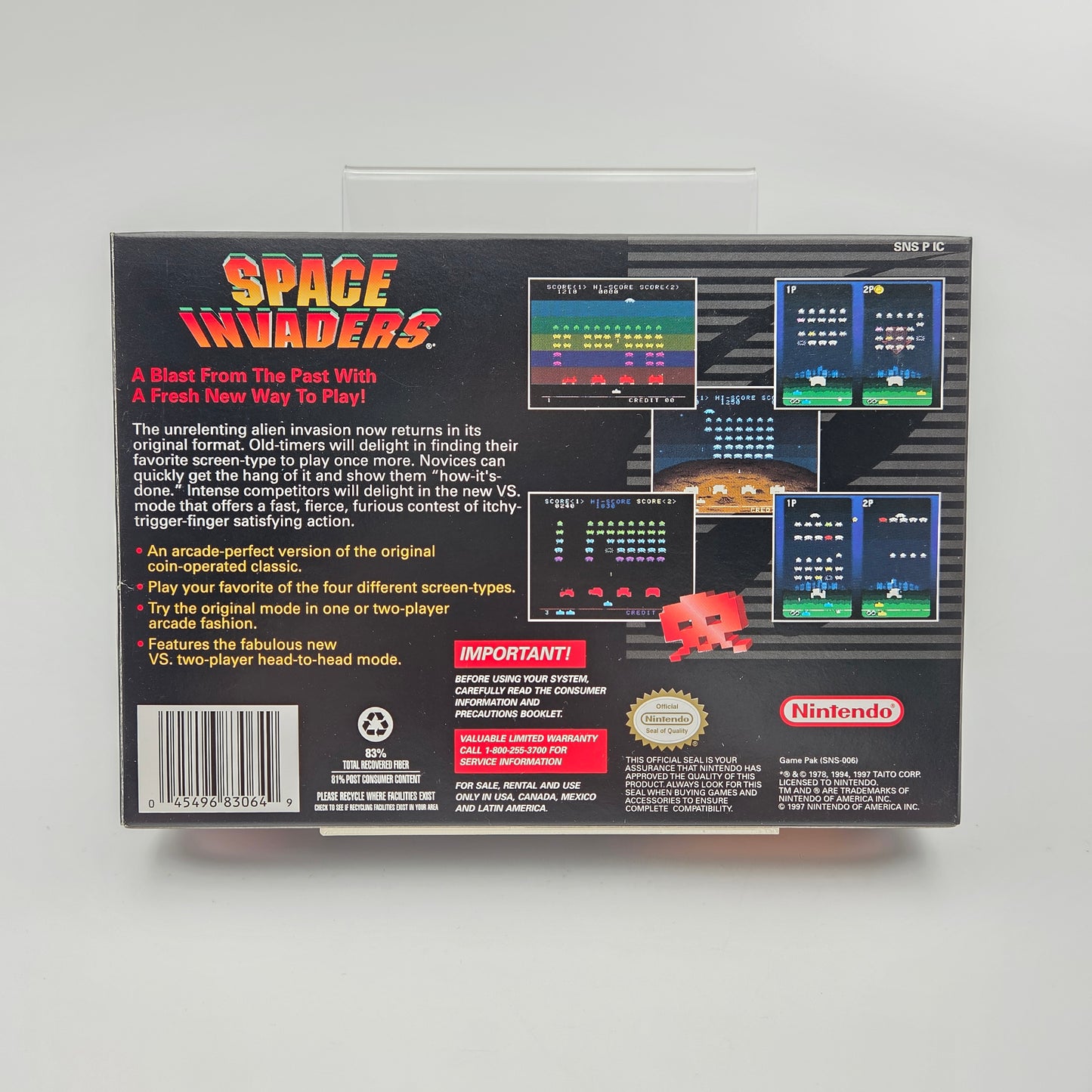 Space Invaders - Super Nintendo