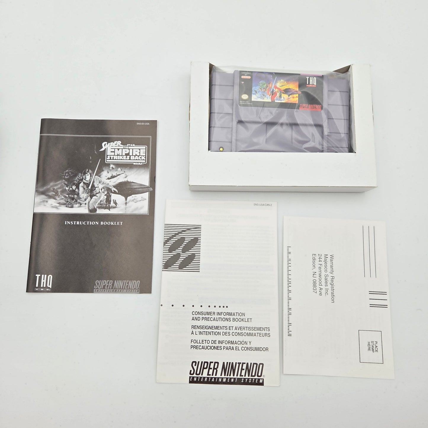 Super Star Wars Empire Strikes Back - Super Nintendo