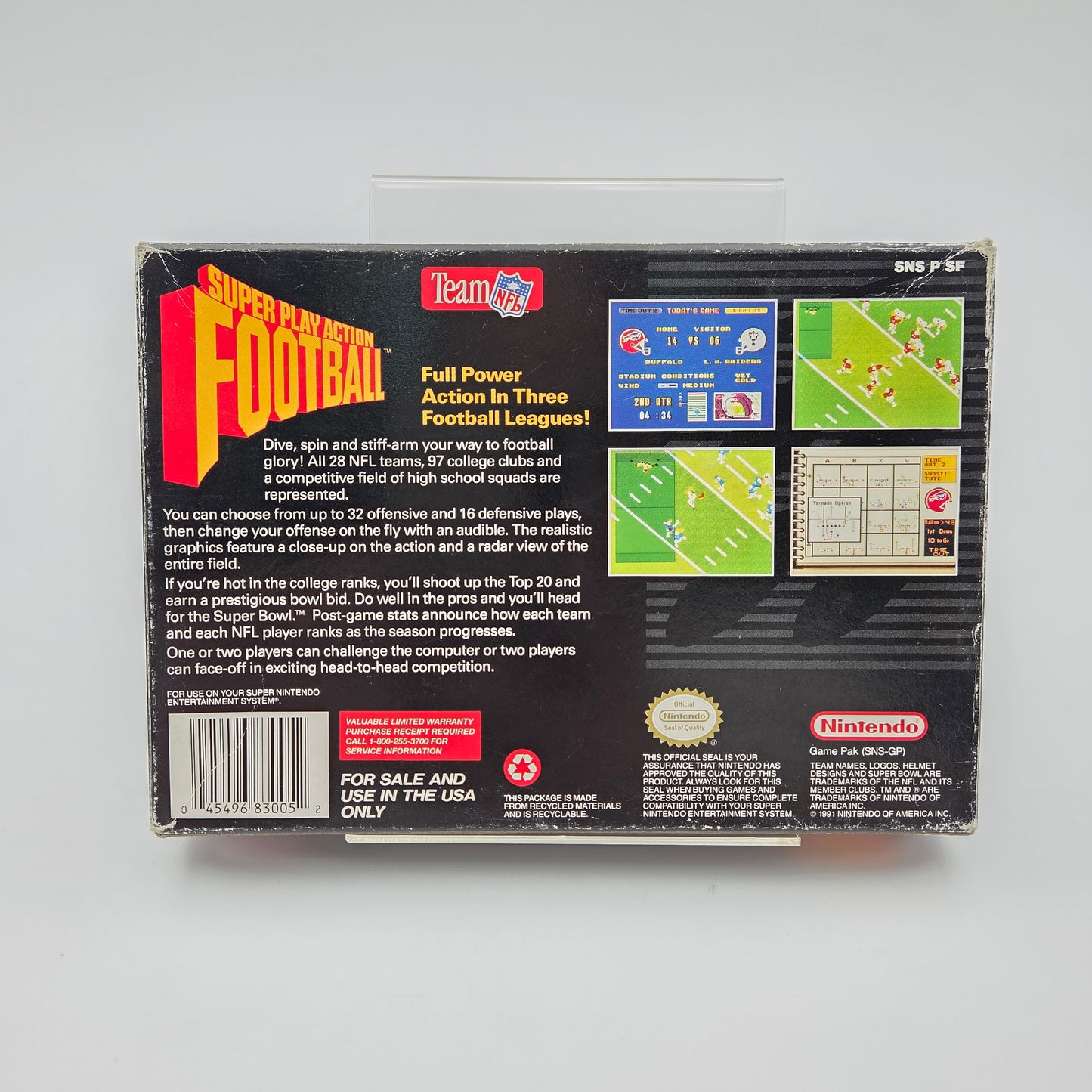 Super Play Action Football - Super Nintendo