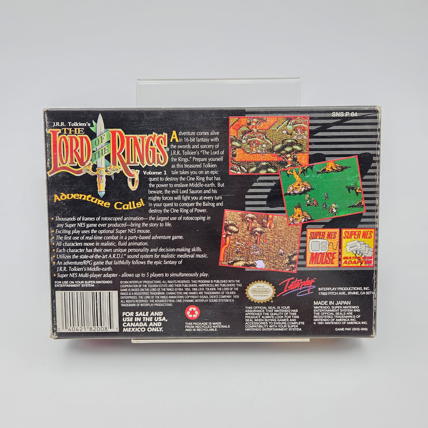 The Lord of the Rings - Super Nintendo