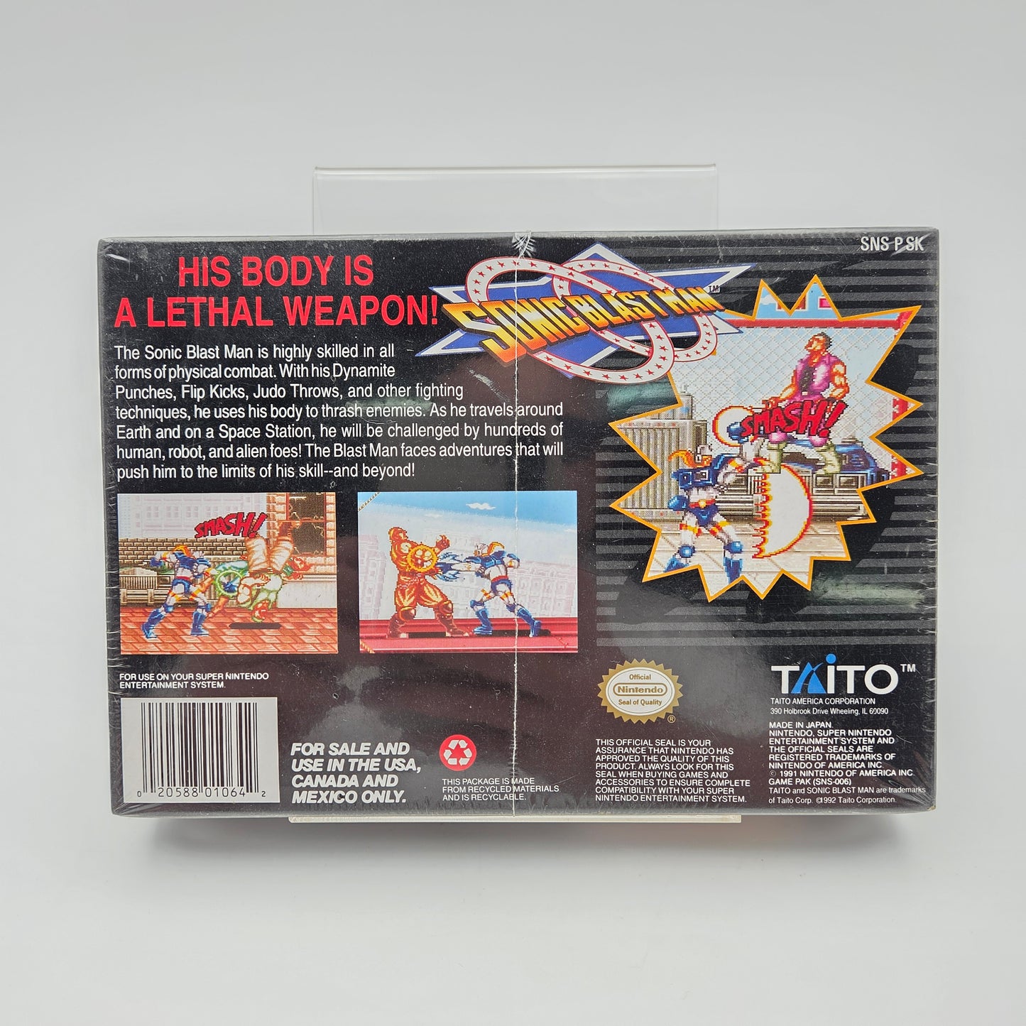 Sonic Blast Man - Super Nintendo [NEUF]