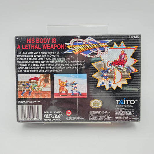 Sonic Blast Man - Super Nintendo [NEUF]