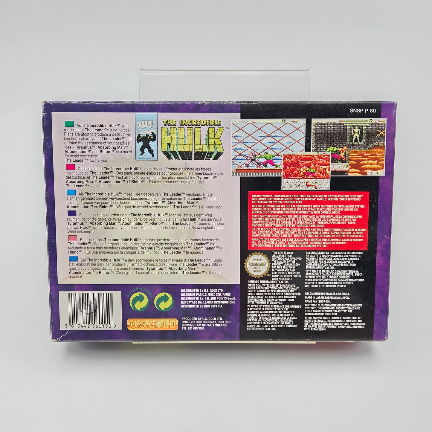 The Incredible Hulk - Super Nintendo