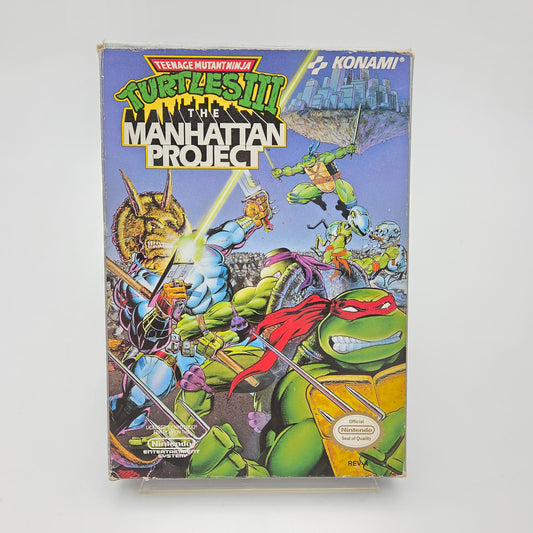 Teenage Mutant Ninja Turtles 3 The Manhattan Project - Nintendo Entertainment System
