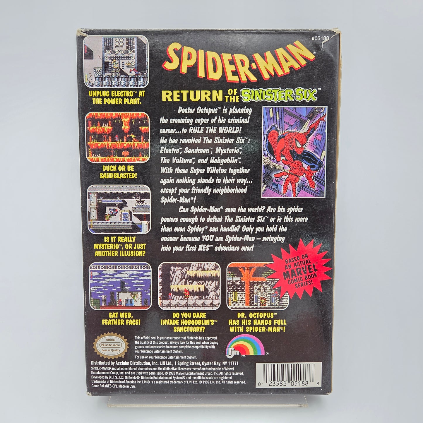 Spider-Man Return of the Sinister Six - Nintendo Entertainment System