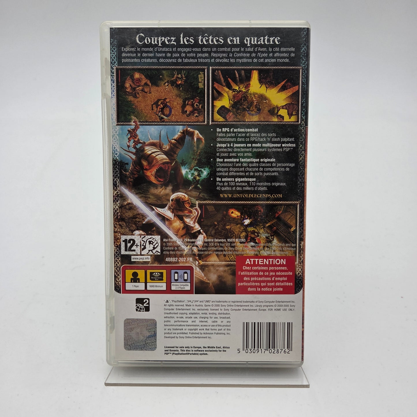 Untold Legends - Playstation Portable