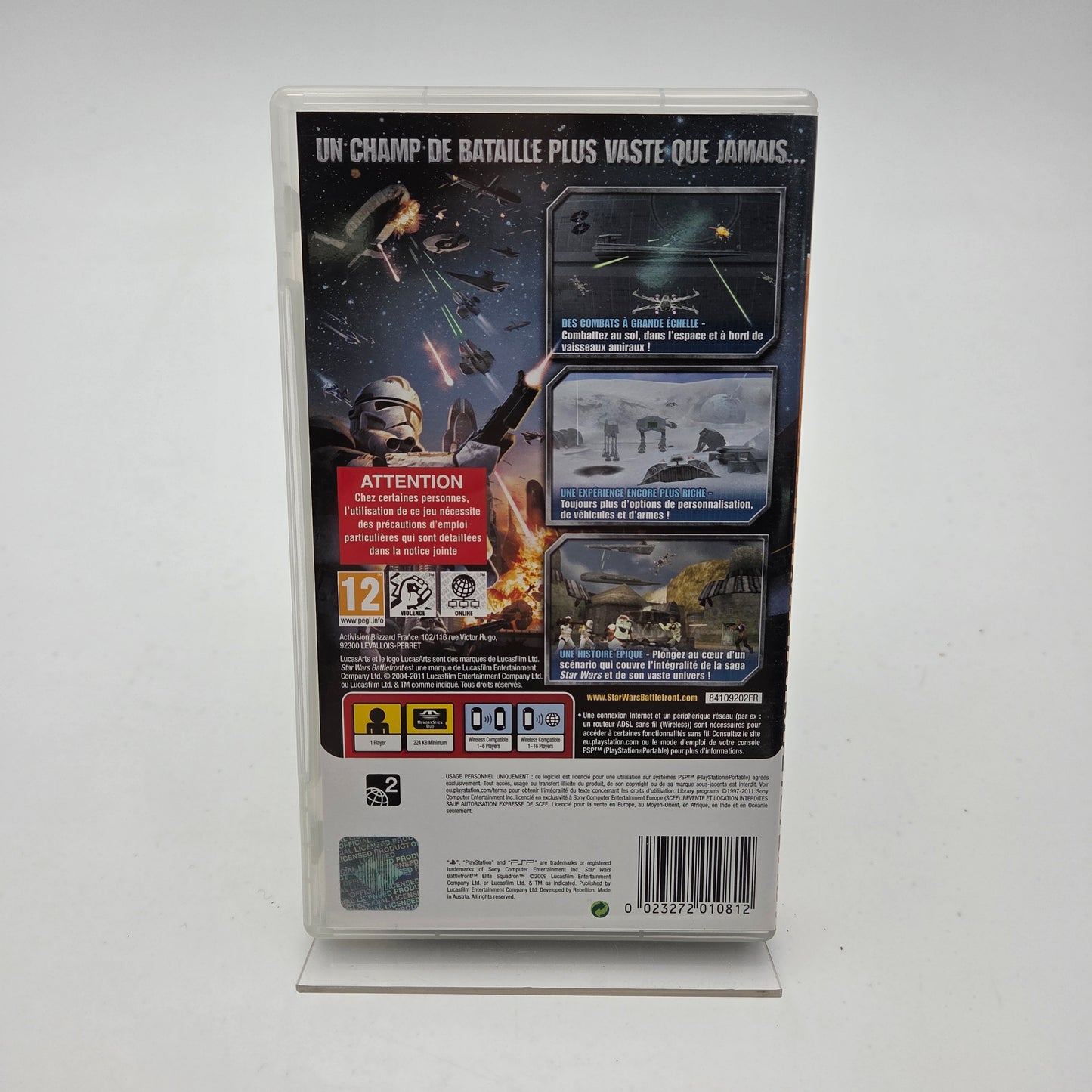 Star Wars Battlefront Elite Squaddron - Playstation Portable