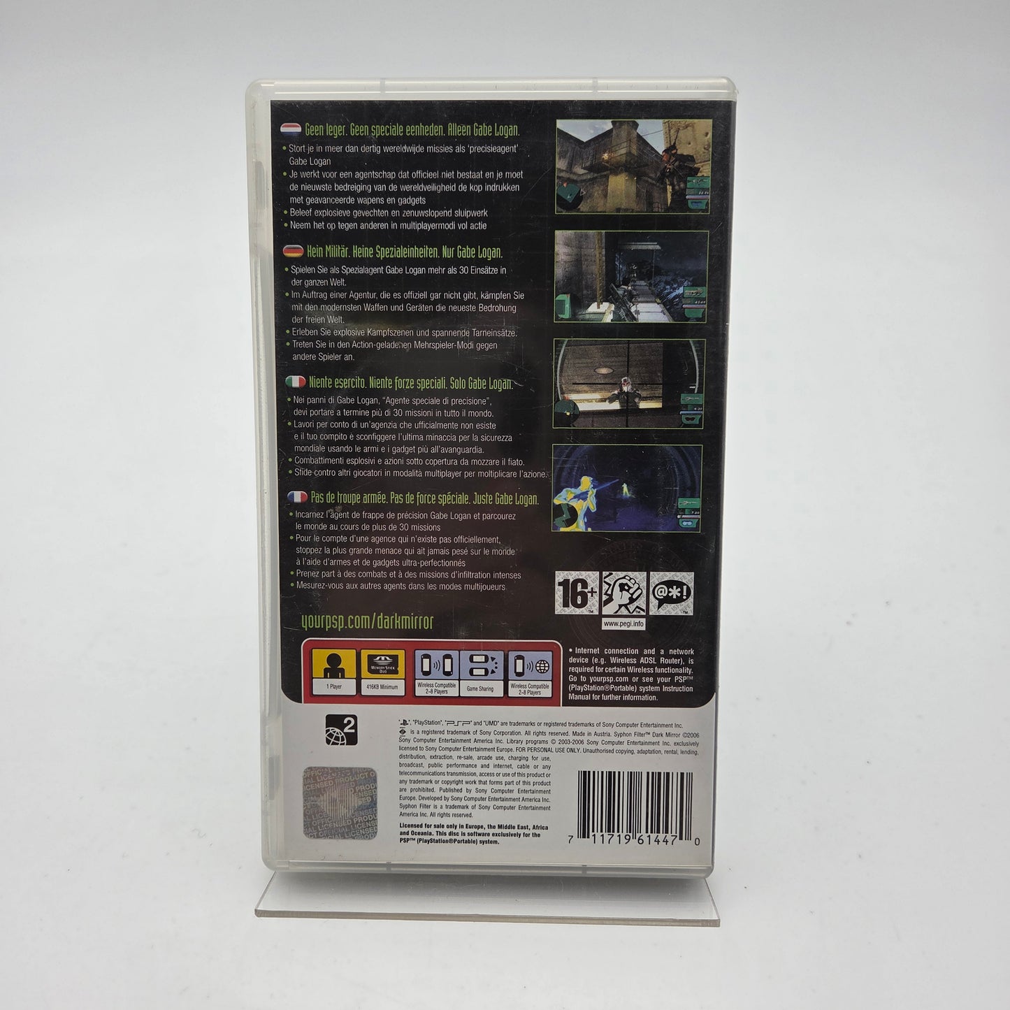 Syphon Filter Dark Mirror - Playstation Portable