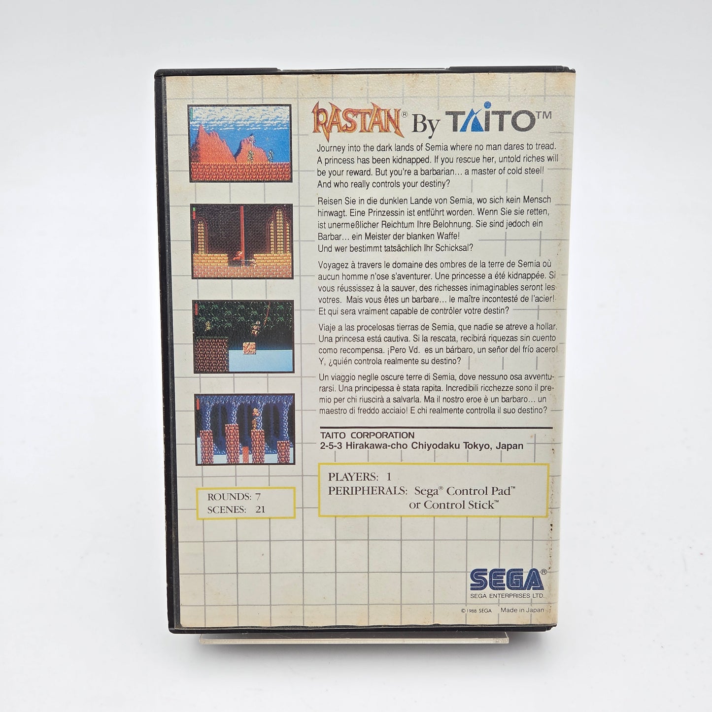Rastan - Master System