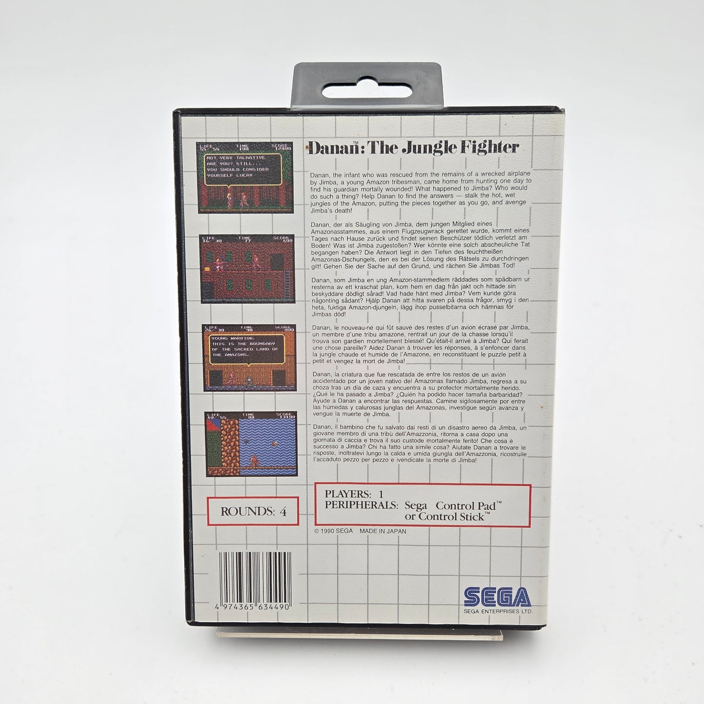 Danan The Jungle Fighter - Master System