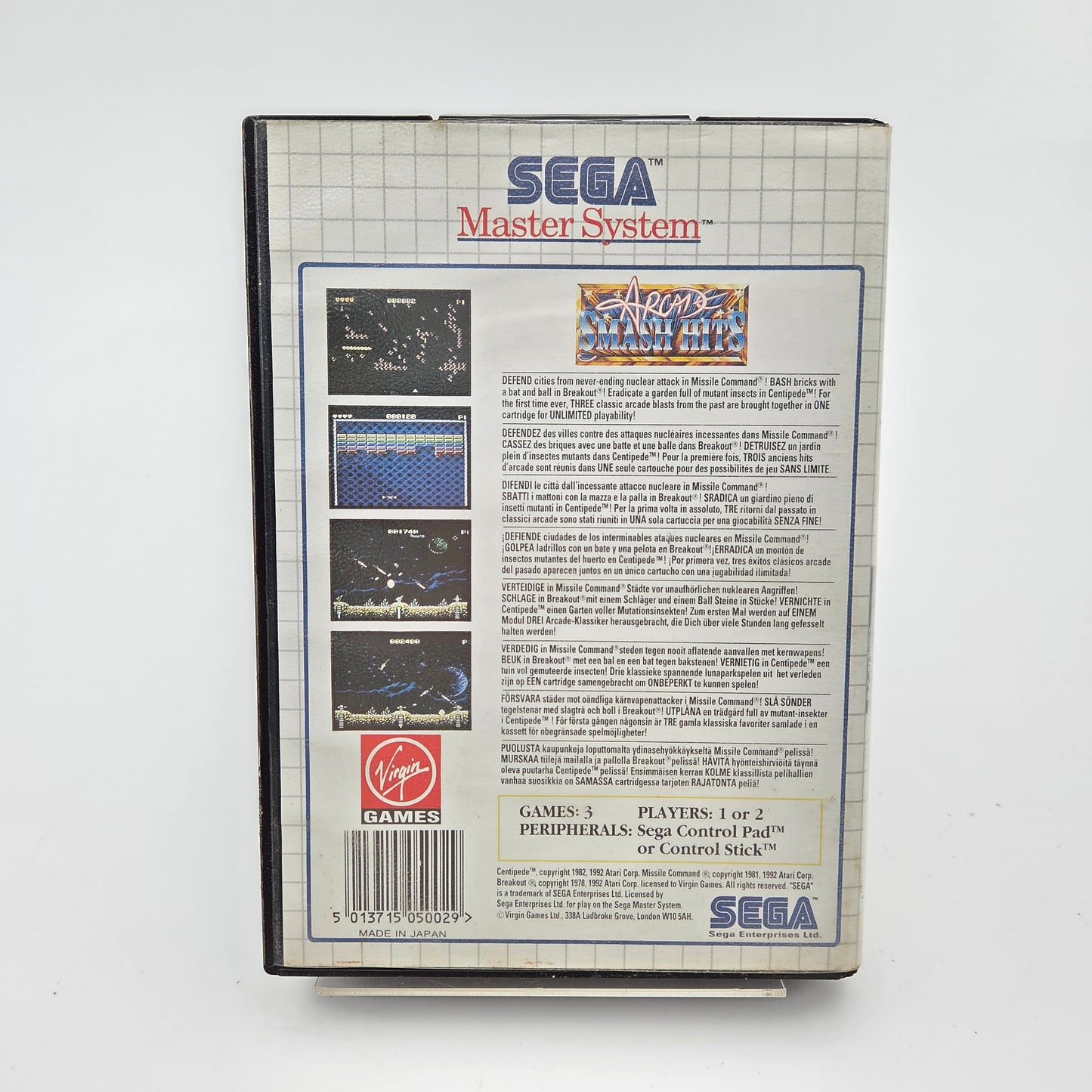 Arcade Smash Hits - Master System