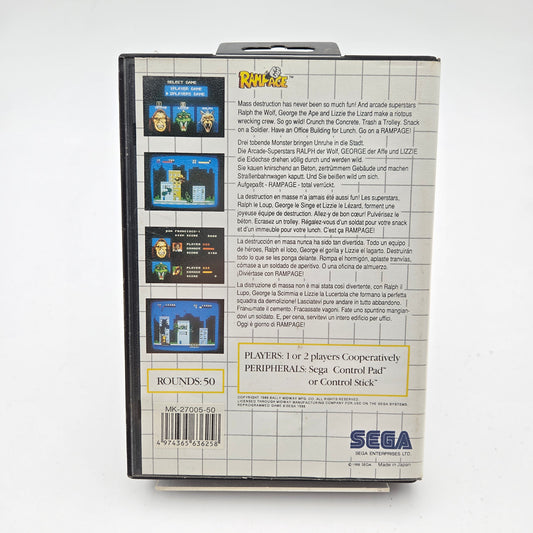 Rampage - Master System