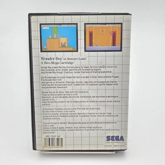 Wonder Boy In Monster Land - Master System