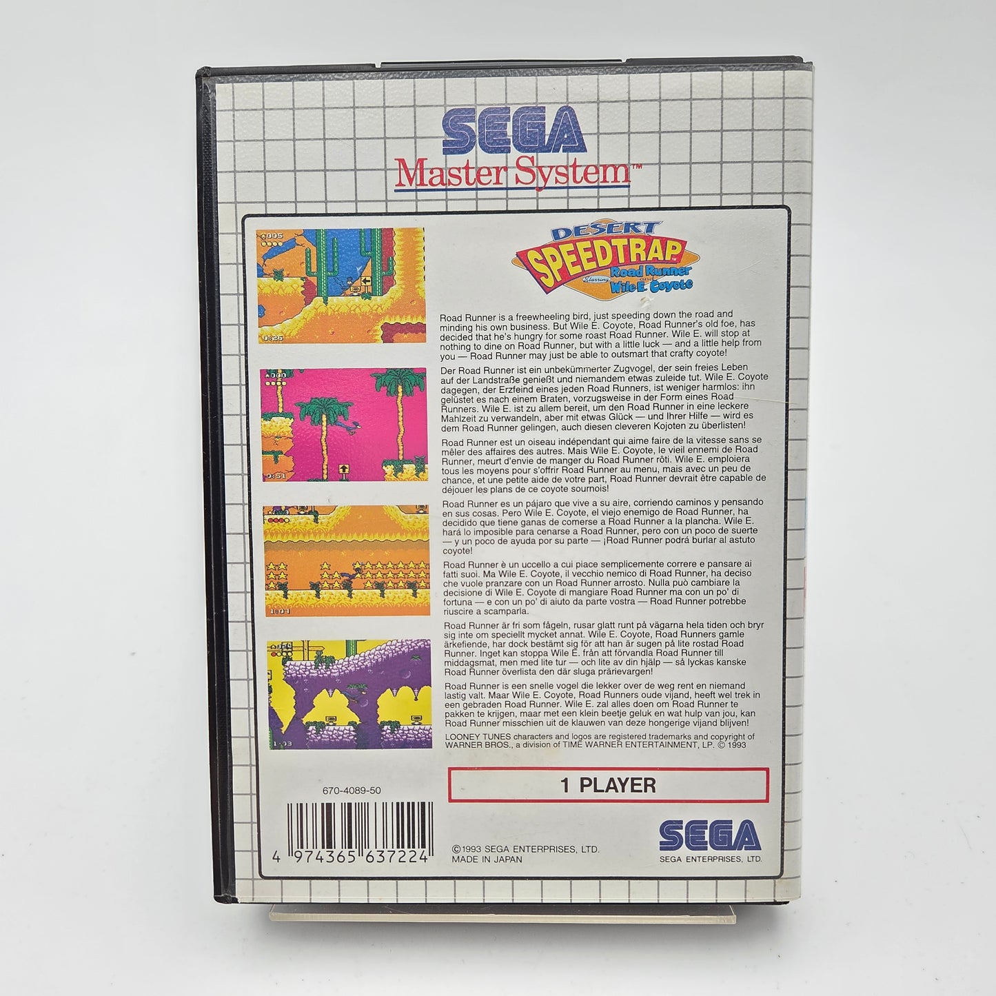 Desert Speedtrap - Master System