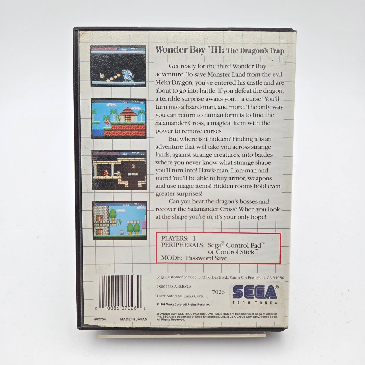 Wonder Boy III The Dragon's Trap - Master System