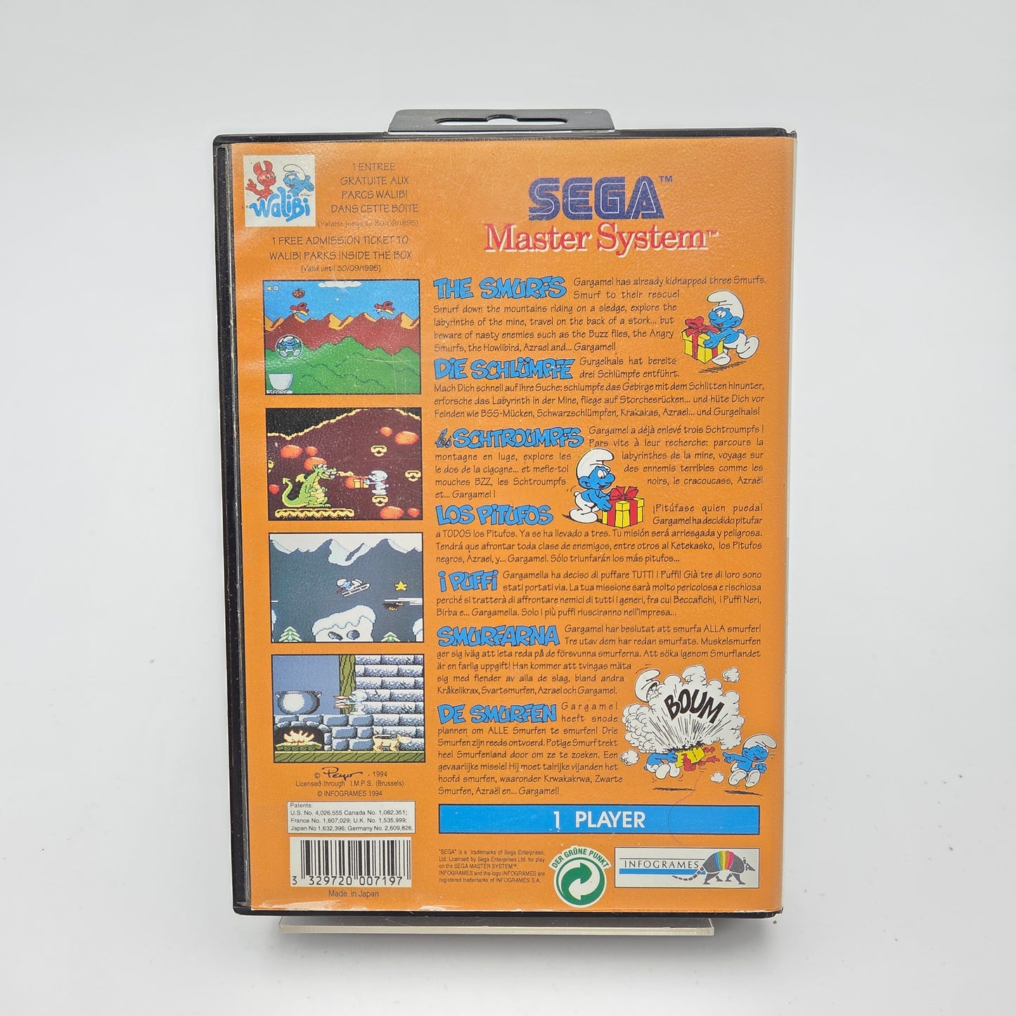 Les Schtroumpfs - Master System