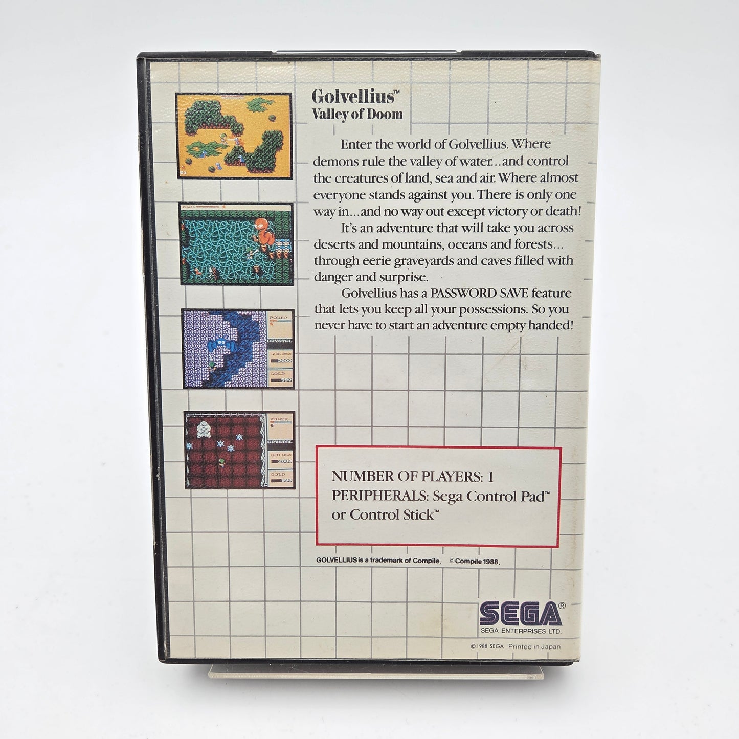 Golvellius Valley of Doom - Master System