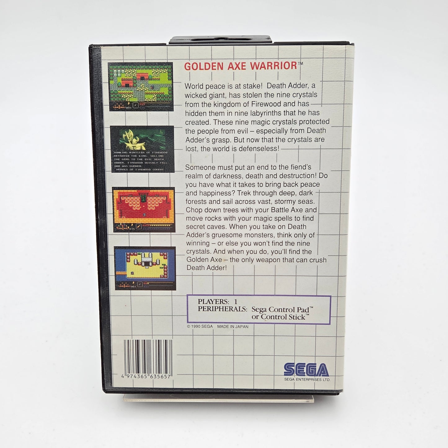 Golden Axe Warrior - Master System