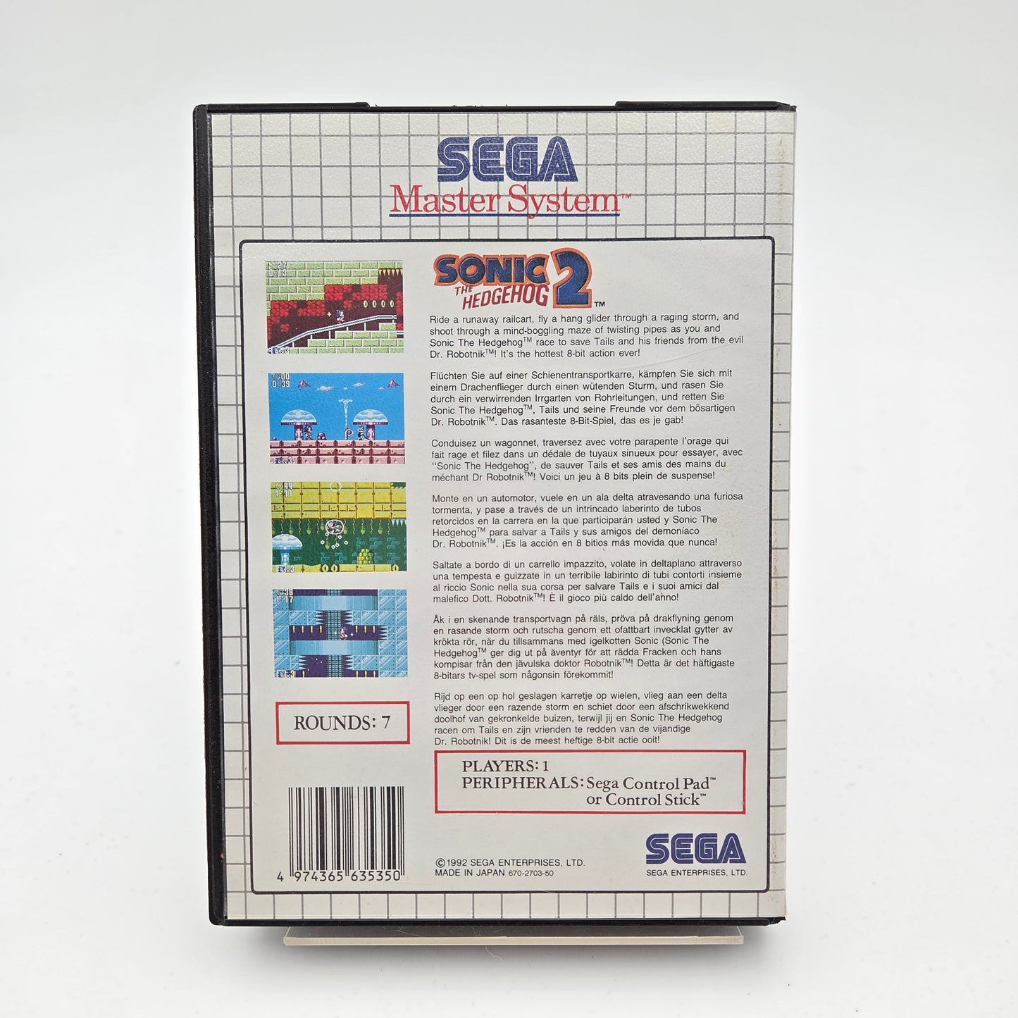Sonic The Hedgehog 2 - Master System