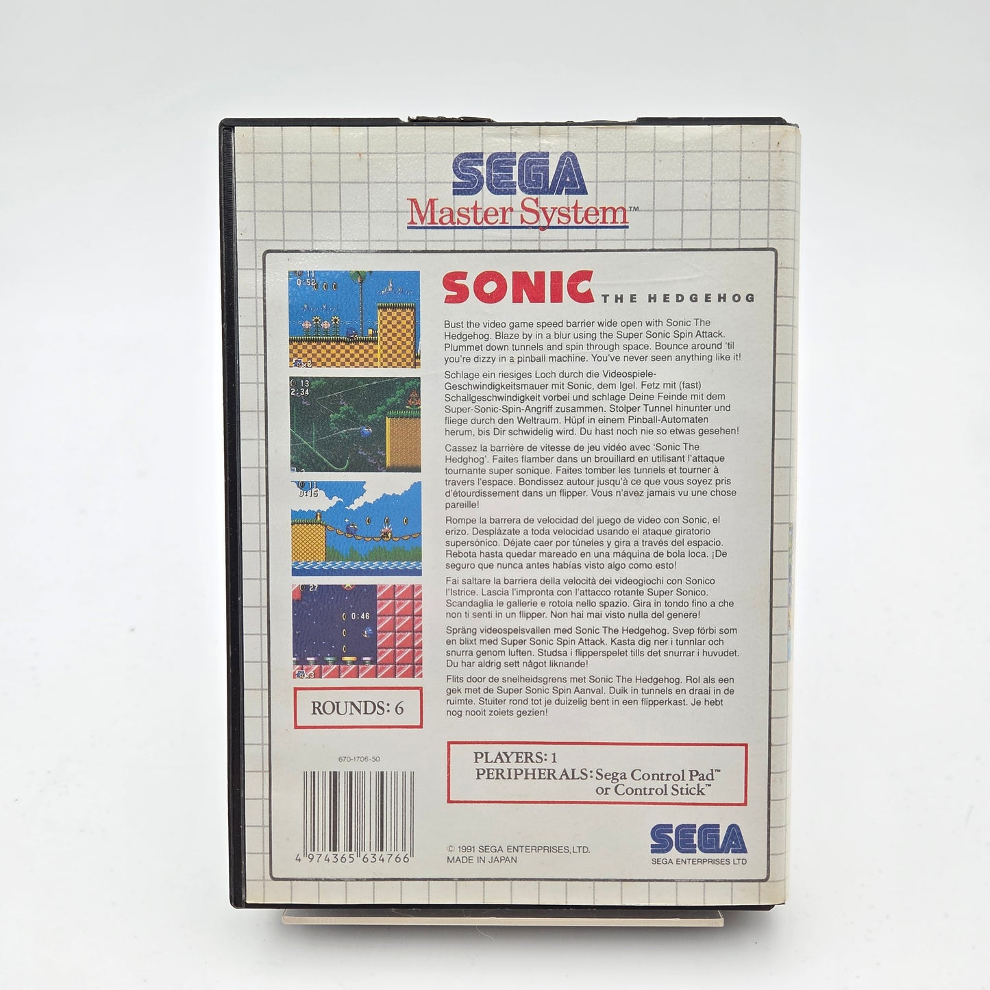 Sonic The Hedgehog - Master System