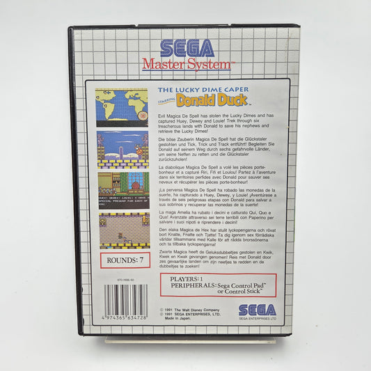 The Lucky Dime Caper Starring Donald Duck - Master System