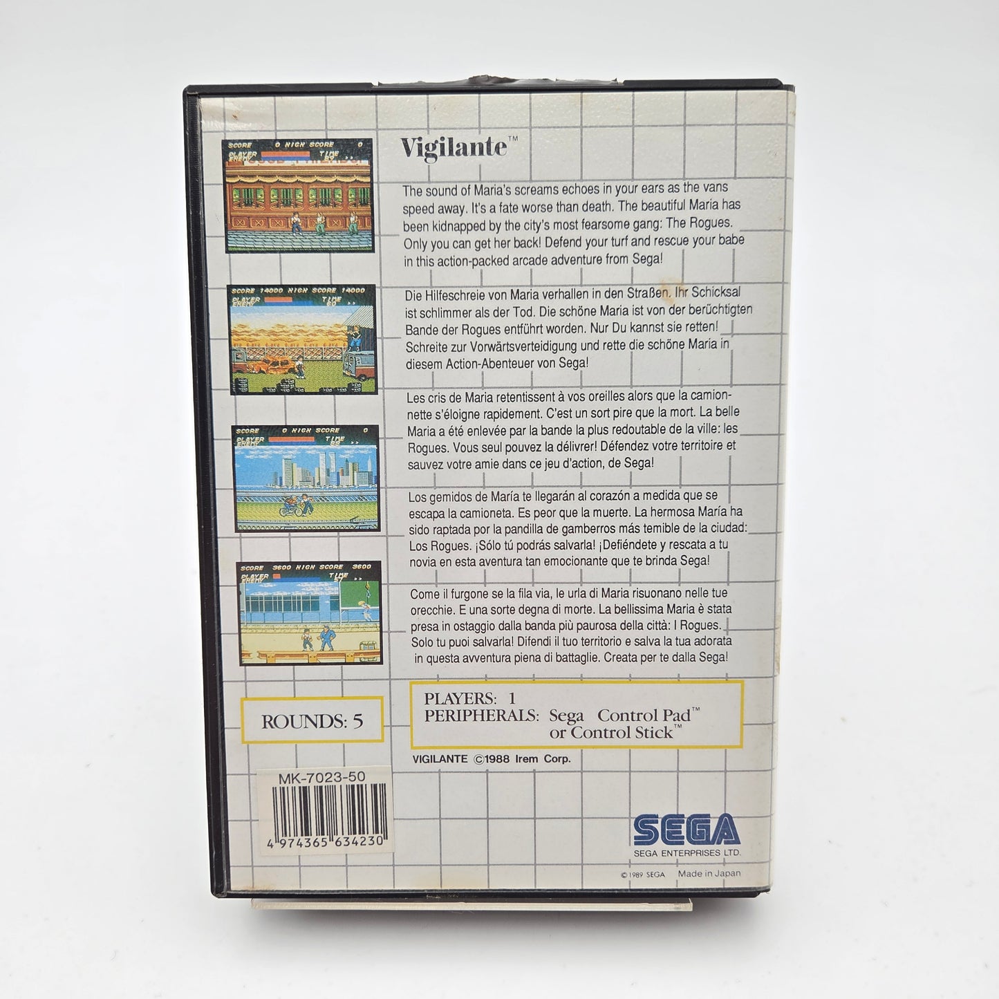 Vigilante - Master System