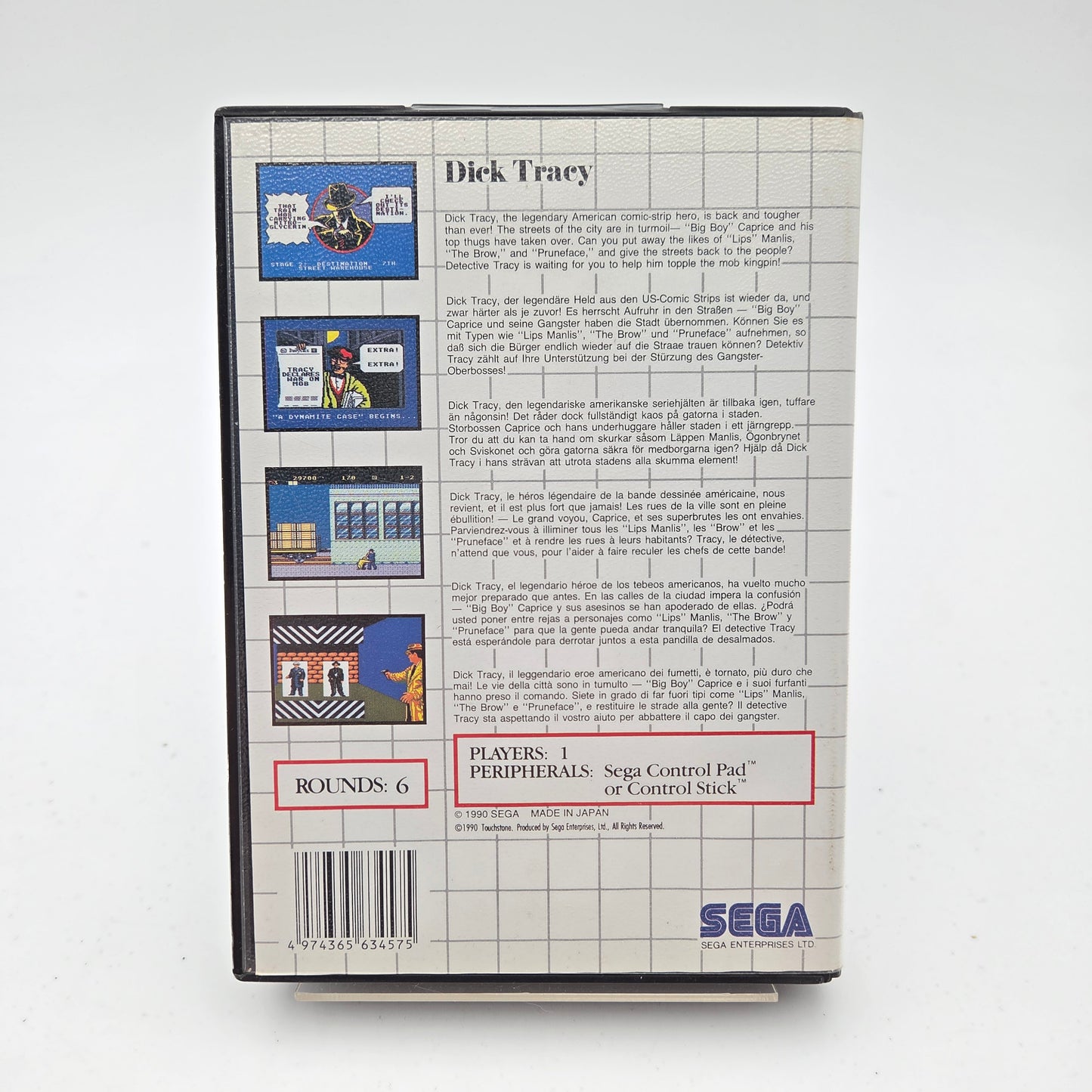 Dick Tracy - Master System