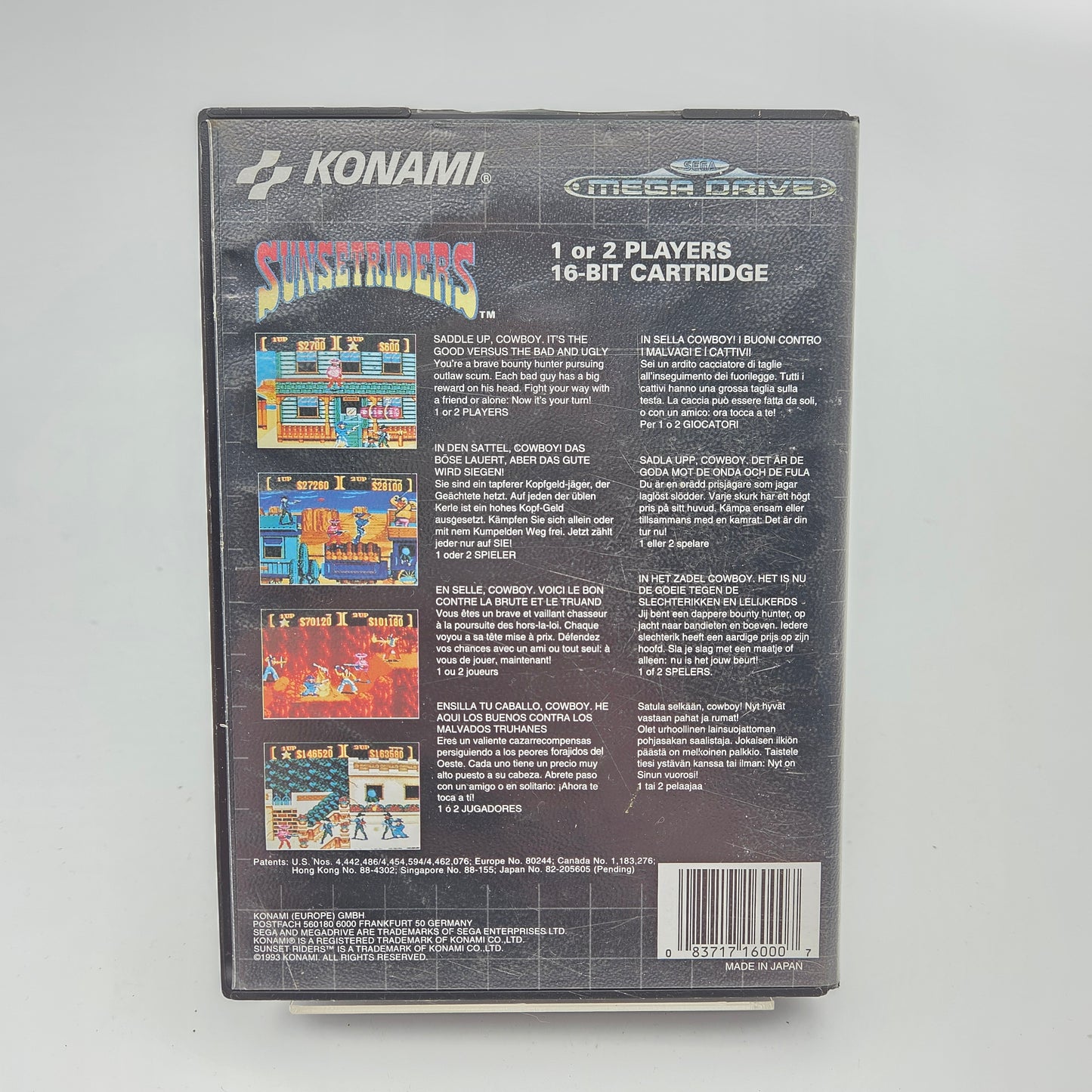 Sunset Riders - Mega Drive