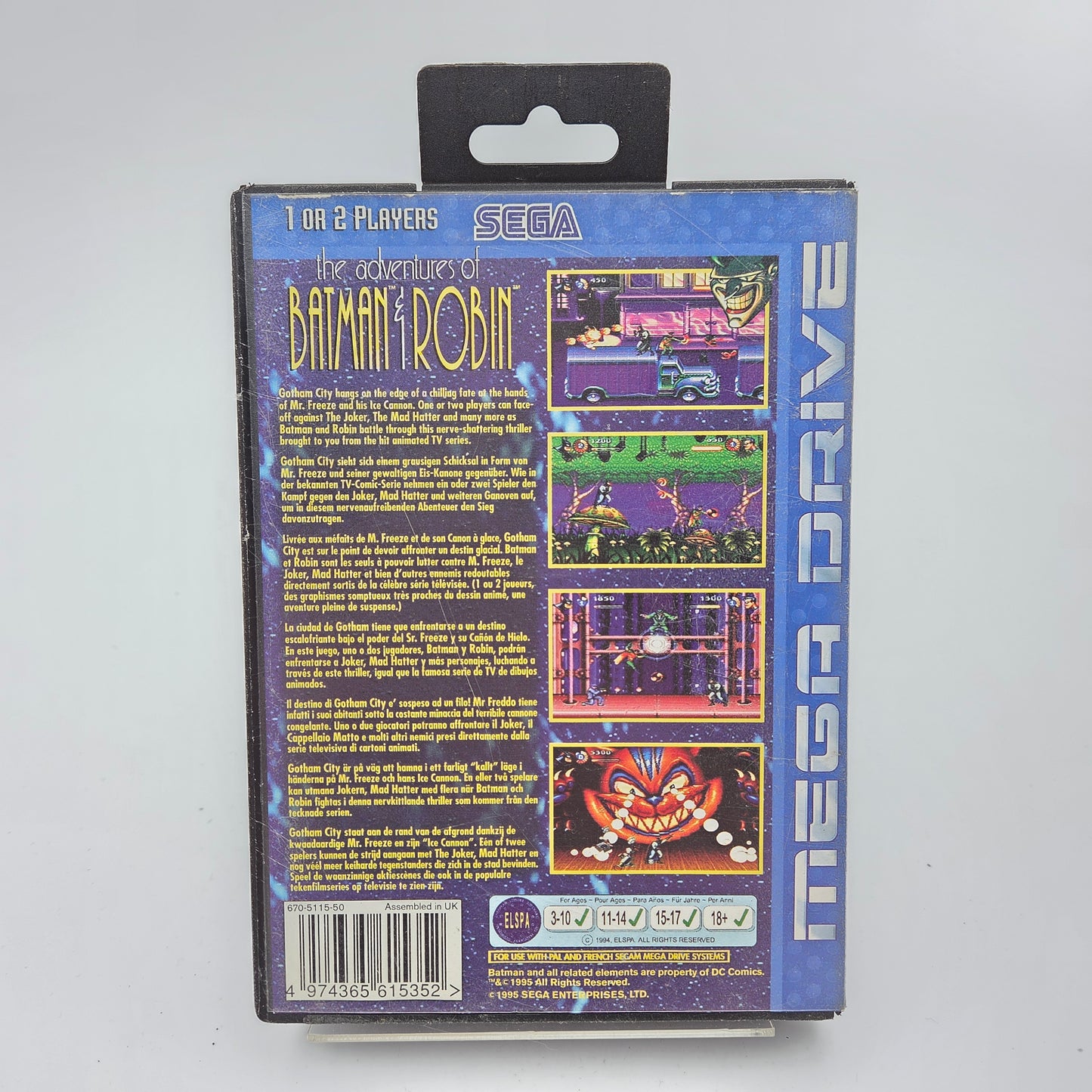 The Adventure of Batman & Robin - Mega Drive