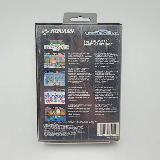 Teengae Mutant Ninja Turtles The Hyperstone Heist - Mega Drive