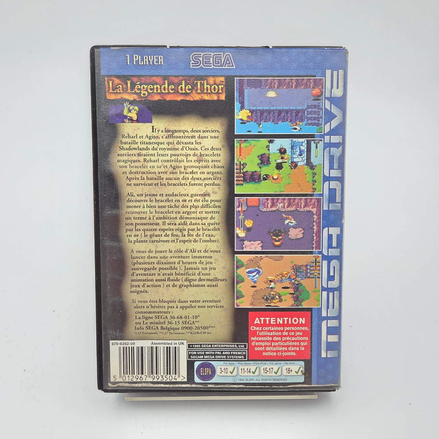 La Légende de Thor - Mega Drive